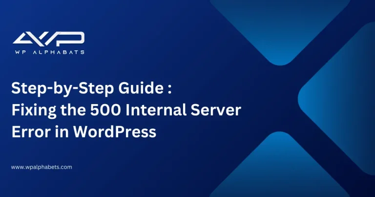Fixing the 500 Internal Server Error in WordPress
